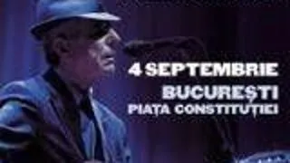 CONCERT LEONARD COHEN IN BUCURESTI