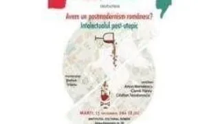 INTELECTUALUL POST-UTOPIC ? DEZBATERE PRO SO CONTRA LA ICR