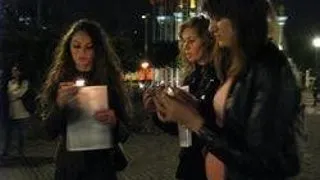 Studentii basarabeni au comemorat victimele protestelor din aprilie 2009