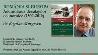 Lansare carte despre decalajele economice Romania-Europa