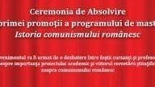 Primii absolventi de "Istoria comunismului romanesc", la Iasi