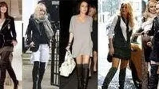 Moda 2010: Poarta cizmele peste genunchi