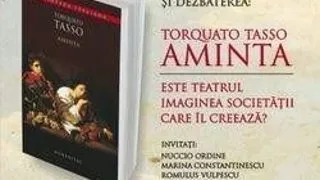 Lansarea volumului Aminta al lui Torquato Tasso