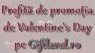 Surprinde-ti partenerul cu un cadou inedit de Valentine's Day si primesti 10% reducere