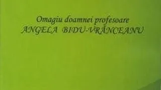 Volum Studii de lingvistica. Omagiu profesoarei Angela Bidu-Vranceanu
