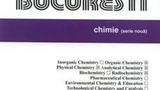Analele Universitatii din Bucuresti ? Chimie: vol. 19 (2), iulie-decembrie 2010