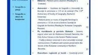 Geograful. Revista de informare, analiza, cultura si opinie geografica