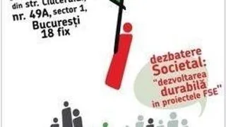 Daca e marti, Societal dezbate...despre dezvoltarea durabila in proiectele FSE