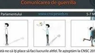 Comunicarea de guerilla in atentie intre 5 si 7 mai