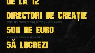 Publicitatea cauta talente!