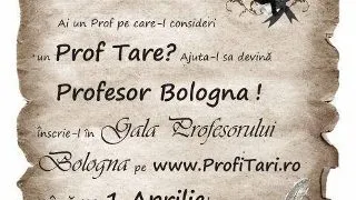 Ultima saptamana in care studentii isi pot nominaliza cei mai tari Profi!