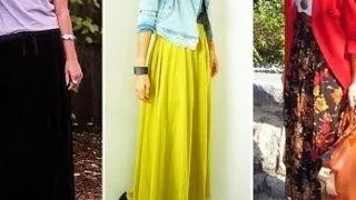 Fii la moda: Poarta cu stil fustele maxi