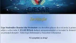 CAESAR HiTech reuneste antreprenori, cercetatori si experti in domeniul IT si securitate cibernetica