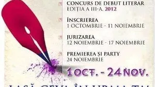 A treia editie a concursului literar pentru amatori ?Incubatorul de condeie?