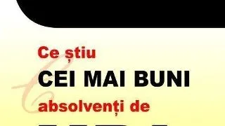 Ce stiu cei mai buni absolventi de MBA