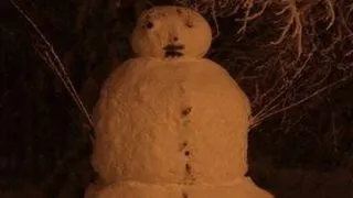 Studentii din Timisoara au ridicat cel mai mare om de zapada al acestei ierni