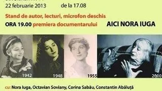 Editie speciala Nora Iuga in cadrul CDPL Fest
