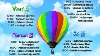 Festivalul ?Zilele Studentului Francofon?: Esprit libre, l?esprit de la Francophonie!