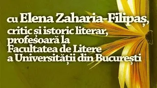 Elena Zaharia-Filipas la Cafeneaua critica