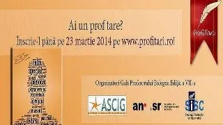 Studentii aleg cei mai tari profesori din Romania!