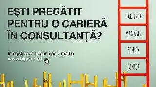 Consulting Days: Astazi este ultima zi in care te mai poti inscrie