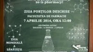 Ziua Portilor Deschise - Facultatea de Farmacie, UMF Carol Davila Bucuresti