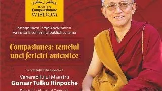 Gonsar Tulku Rinpoche revine in Romania