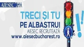 AIESEC recruteaza: Treci si tu pe albastru!