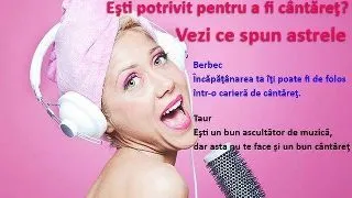 HOROSCOPUL MUZICAL: Esti potrivit pentru a fi cantaret? Vezi ce spun astrele