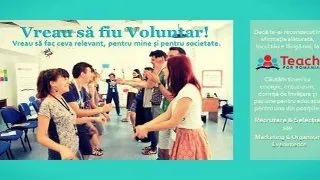 Intra in echipa de voluntari Teach for Romania!