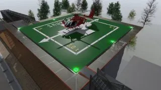 Heliport la Marie Curie pentru copiii bolnavi