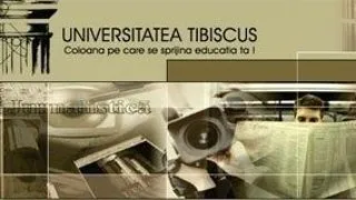 MASTER INFORMATICA SI MASS-MEDIA - FACULTATEA DE JURNALISM - UNIVERSITATEA TIBISCUS DIM TIMISOARA