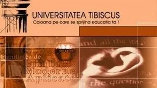 MASTER INTERCULTURALITATE ROMANEASCA SI EUROPEANA - FACULTATEA DE LIMBI MODERNE APLICATE - UNIVERSITATEA TIBISCUS DIN TIMISOARA