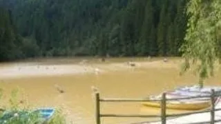 LACUL ROSU DIN SPATELE CHEILOR BICAZULUI